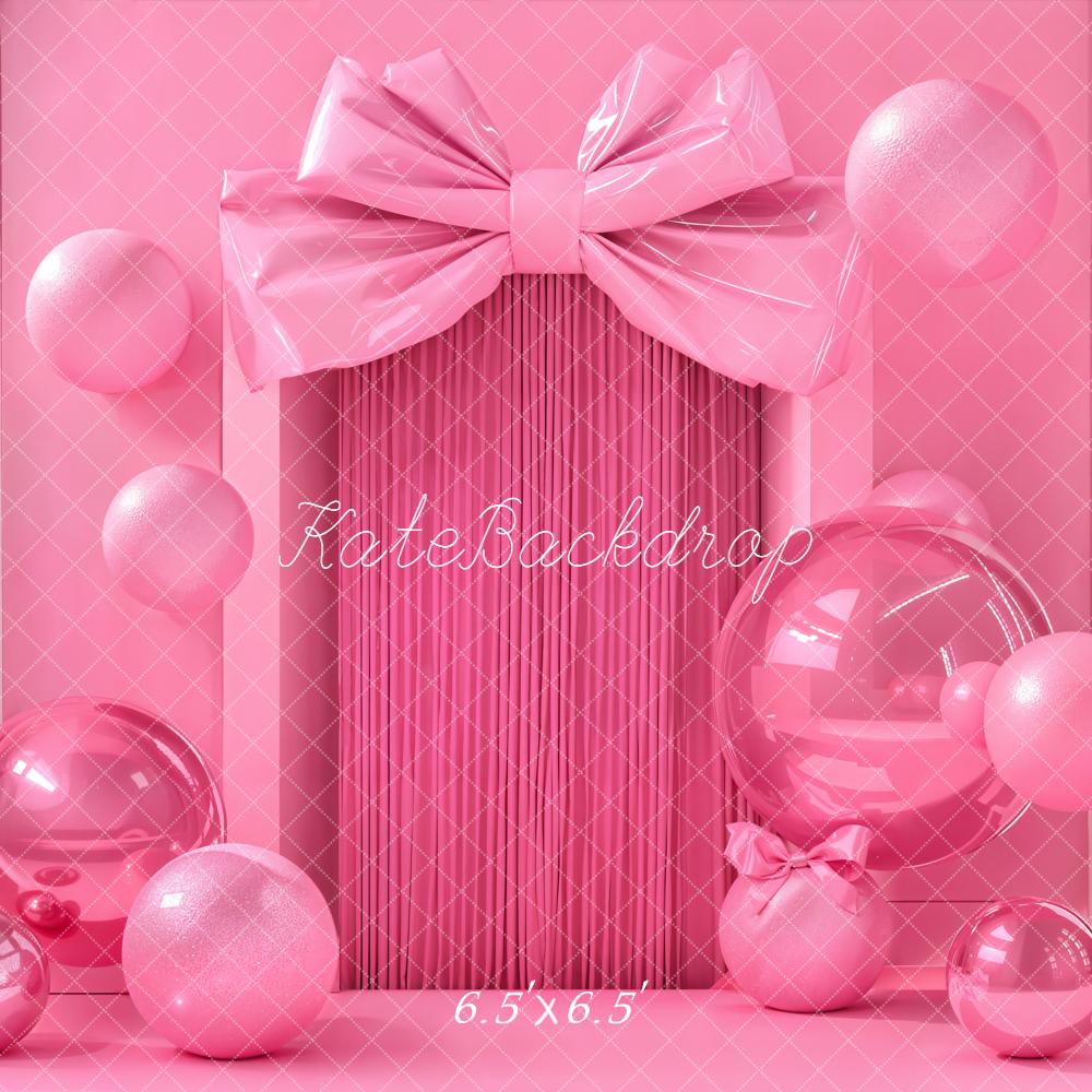 Kate Pink Gift Box Balloons Backdrop Designed by Emetselch - Image 2
