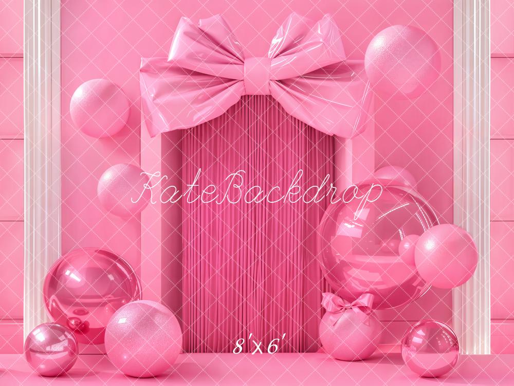 Kate Pink Gift Box Balloons Backdrop Designed by Emetselch - Image 3