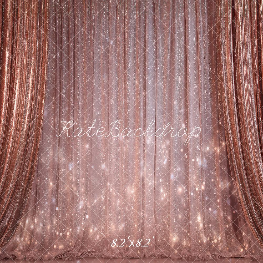 Kate Pink Glitter Curtain Sparkle Backdrop Designed by Angela Marie Photography - Image 5