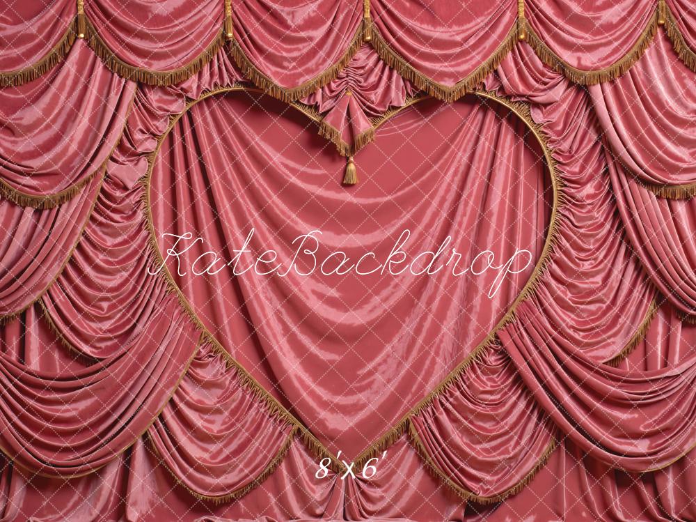 Kate Pink Heart Shape Drapes Wall Backdrop Designed by Mini MakeBelieve - Image 6