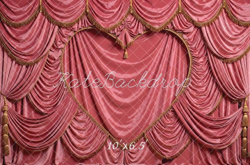 Kate Pink Heart Shape Drapes Wall Backdrop Designed by Mini MakeBelieve - Image 7