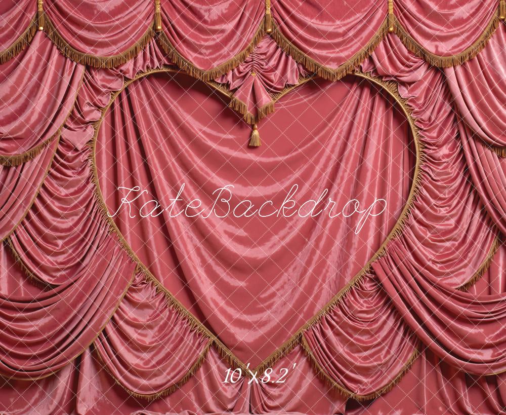 Kate Pink Heart Shape Drapes Wall Backdrop Designed by Mini MakeBelieve - Image 8
