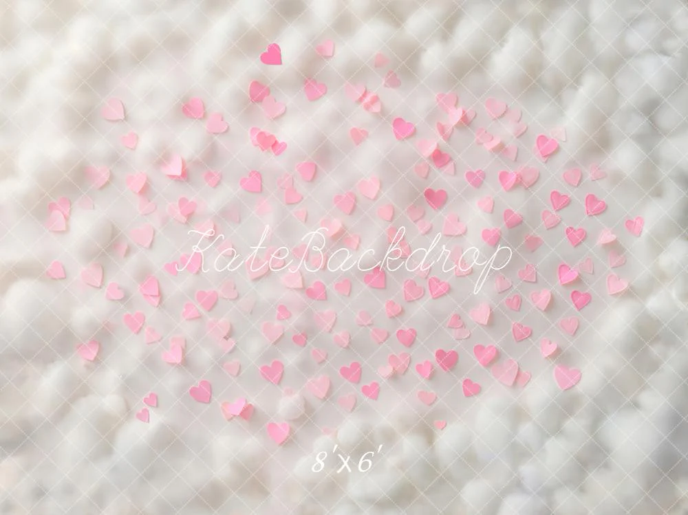 Kate Pink Hearts Texture Floor Backdrop Designed by Emetselch - Image 3