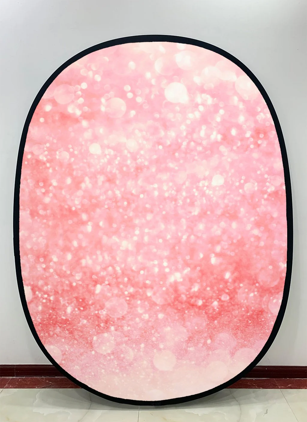 Kate Pink Sequins Bokeh/ Blue Sequins Bokeh Collapsible Backdrop Photography 5X6.5ft(1.5x2m) - Image 4