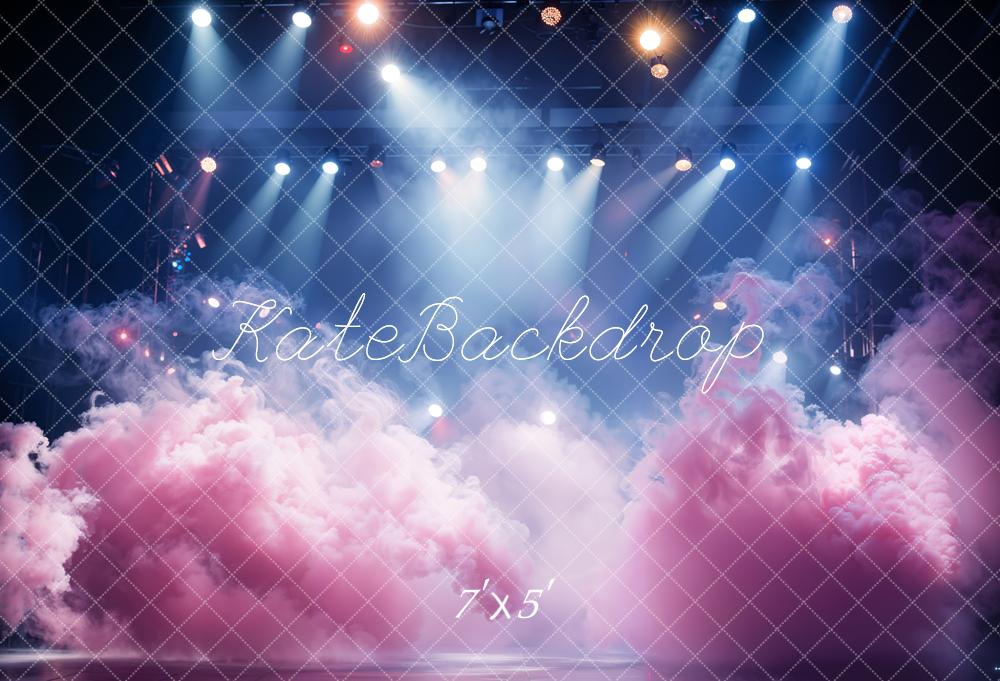 Kate Pink Smoke Stage Lighting Backdrop Designed by Emetselch - Image 2