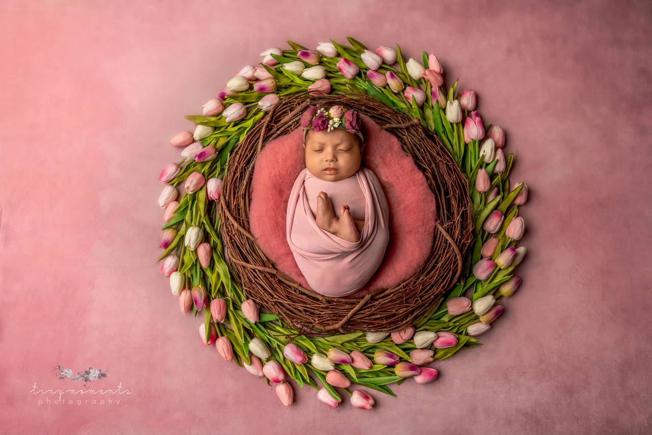 Kate Pink Tones Fine Art Abstract Backdrop designed by Veronika Gant - Image 8