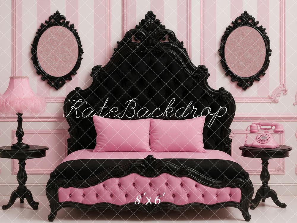 Kate Pink Vintage Bed Mirrors Backdrop Designed by Ashley Paul - Image 3