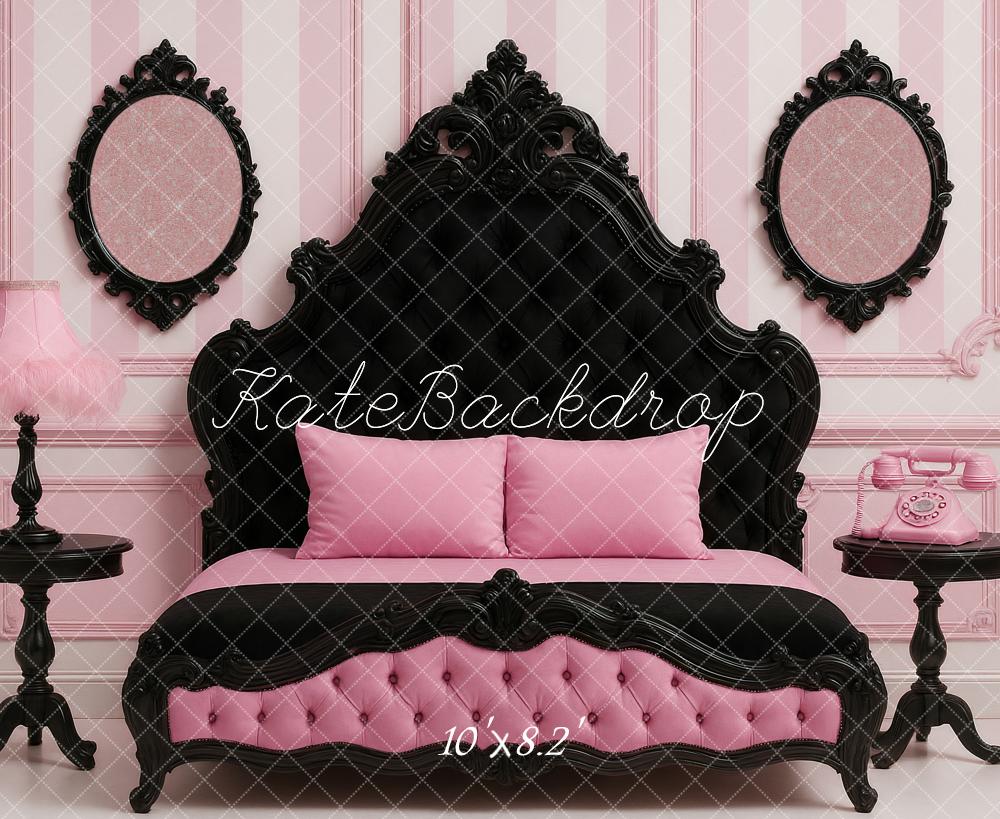 Kate Pink Vintage Bed Mirrors Backdrop Designed by Ashley Paul - Image 6