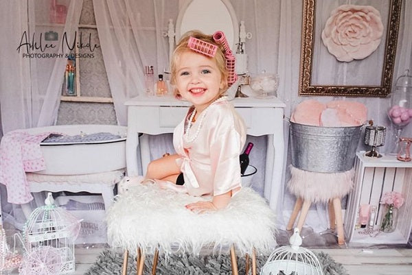 Kate Powder Room Children Backdrop for Photography Designed by Erin Larkins - Image 3