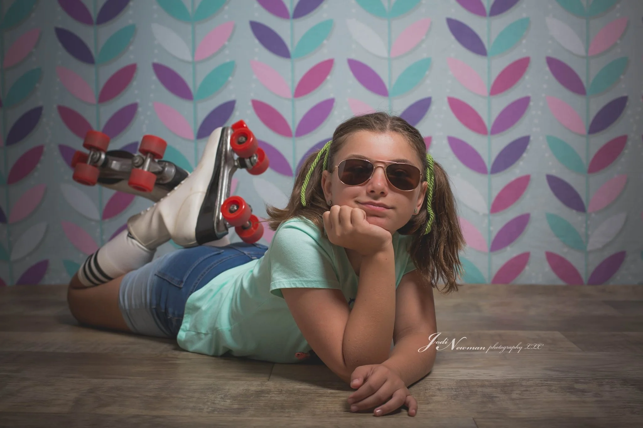 Kate Pretty Petals Girls Backdrop for Photography Designed by Krystle Mitchell Photography - Image 3