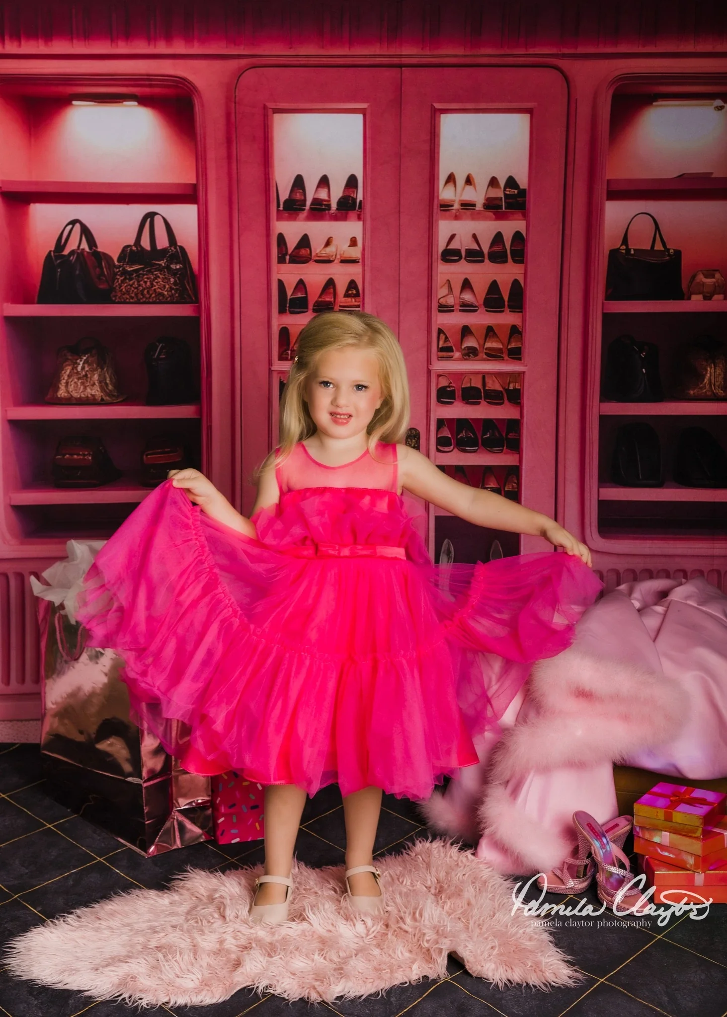 Kate Princess Pink Room Backdrop Designed by Chain Photography - Image 3