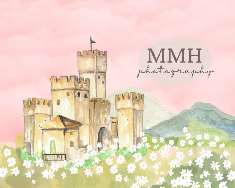 Kate Princess Castle Backdrop Designed by Melissa McCraw-Hummer - Image 3