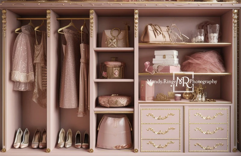Kate Princess Dress-Up Closet Backdrop Designed by Mandy Ringe Photography - Image 5