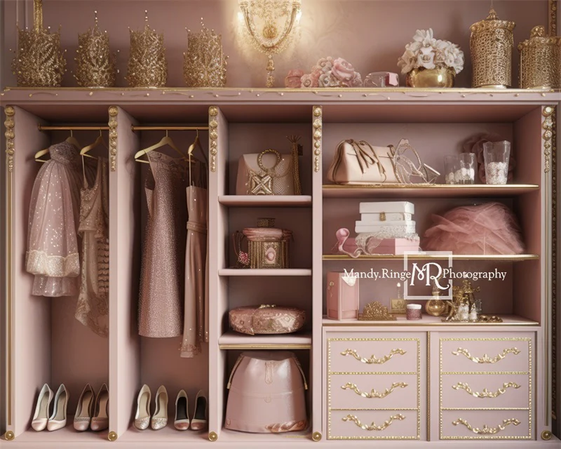Kate Princess Dress-Up Closet Backdrop Designed by Mandy Ringe Photography - Image 7