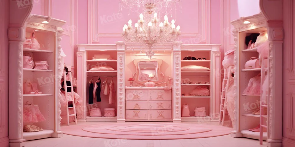 Kate Pink Princess Room Backdrop Designed by Chain Photography - Image 5