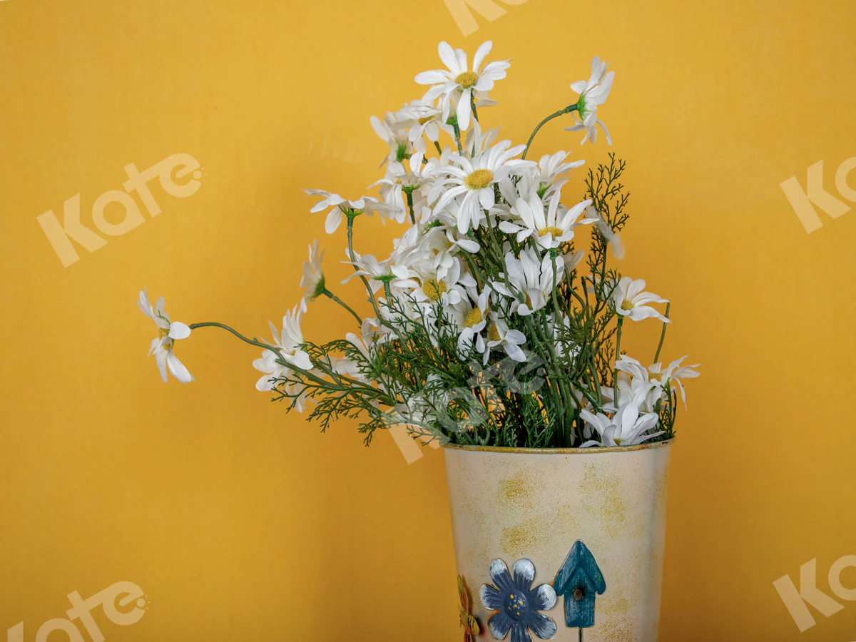 Kate 6x9ft Pure Yellow Solid Backdrop for Photography Fabric Background(HGCSB) - Image 3