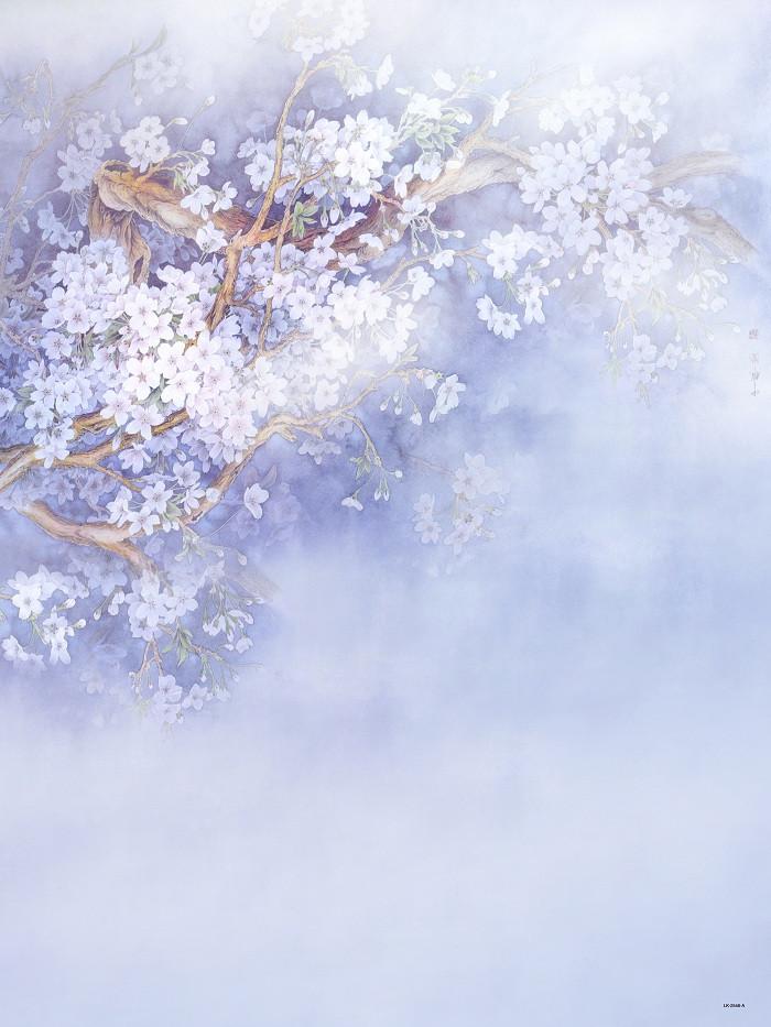 Kate Purple Backdrop Flower Photography Background - Image 2