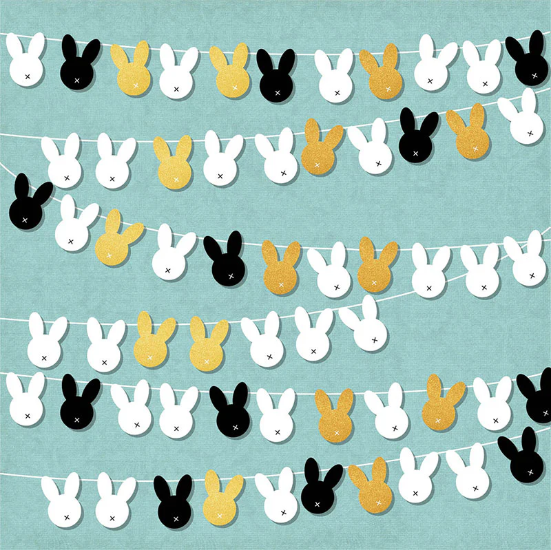 Kate Rabbits Easter Backdrop for Photography designed by Jerry_Sina - Image 5