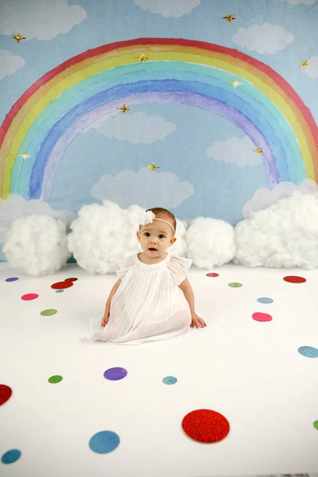 Kate Rainbow clouds and dreams Backdrop Children - Image 3