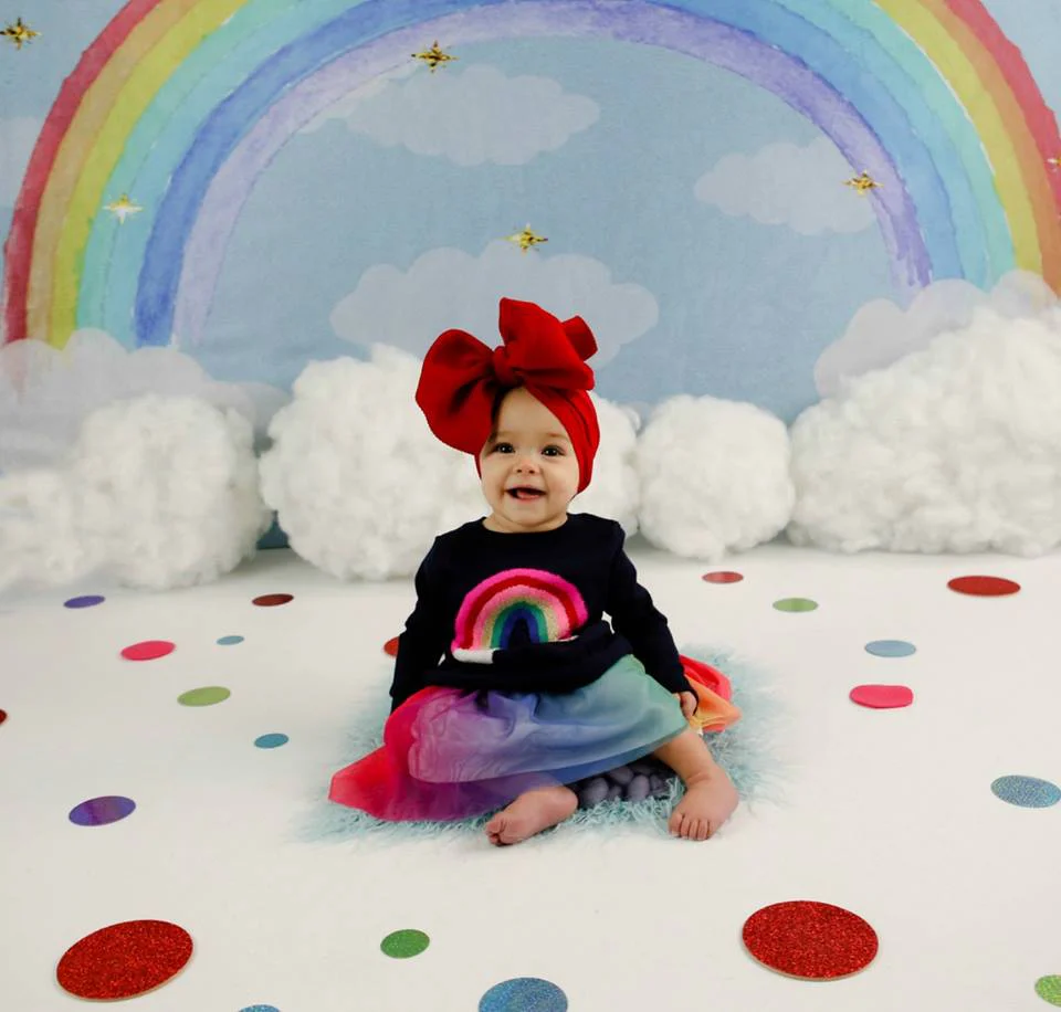 Kate Rainbow clouds and dreams Backdrop Children - Image 4