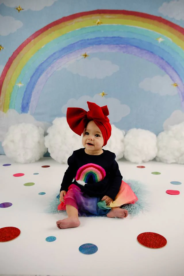 Kate Rainbow clouds and dreams Backdrop Children - Image 5