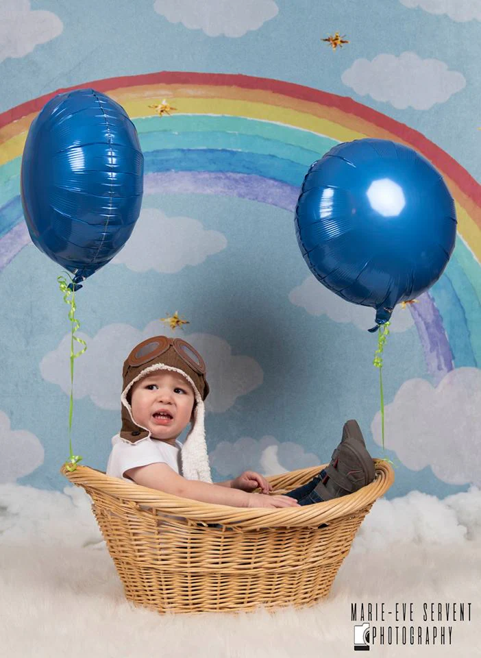 Kate Rainbow clouds and dreams Backdrop Children - Image 8