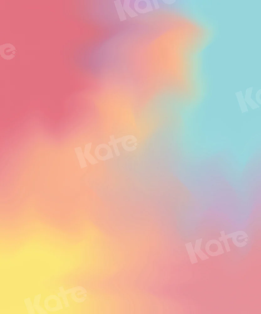 Kate Rainbow Color Abstract Fine Art Backdrop for photography - Image 3