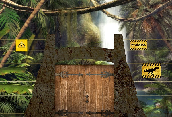 Kate Rainforest Dinosaur Backdrop for Photography Designed by JFCC - Image 2