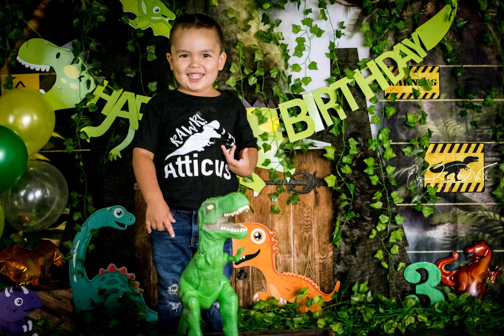 Kate Rainforest Dinosaur Backdrop for Photography Designed by JFCC - Image 3