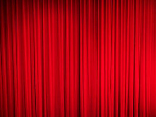 Kate Red Curtain Stage Backdrop Party Background