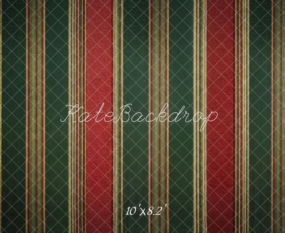 Kate Red Green Stripes Backdrop Designed by Kate Image - Image 6