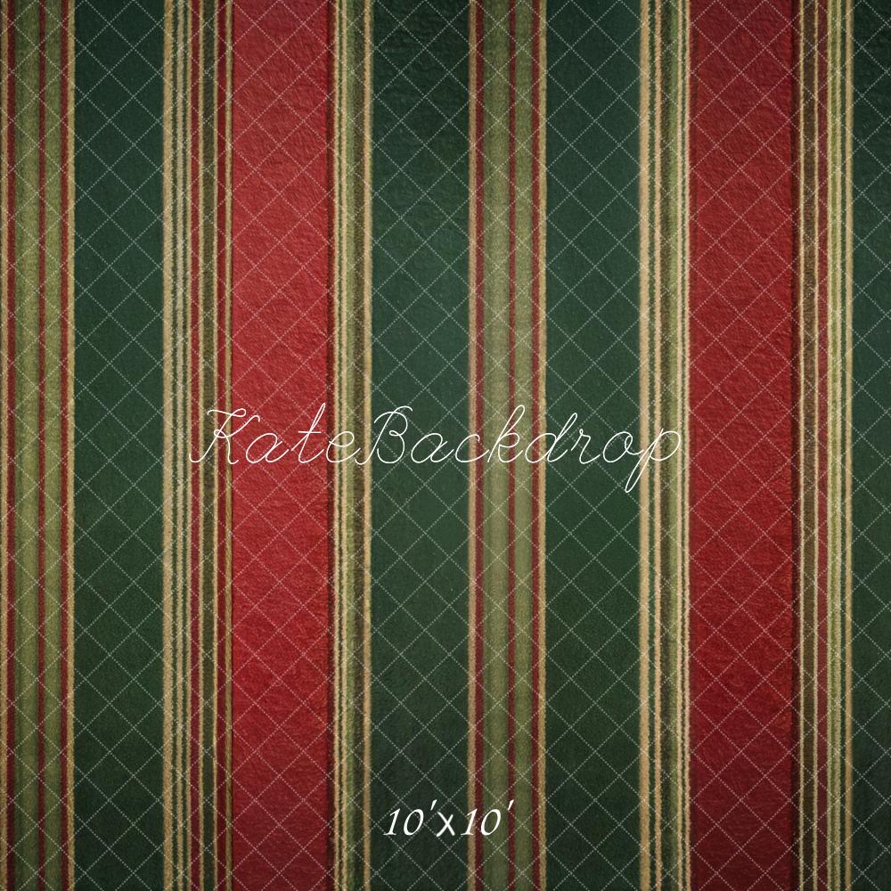 Kate Red Green Stripes Backdrop Designed by Kate Image - Image 7