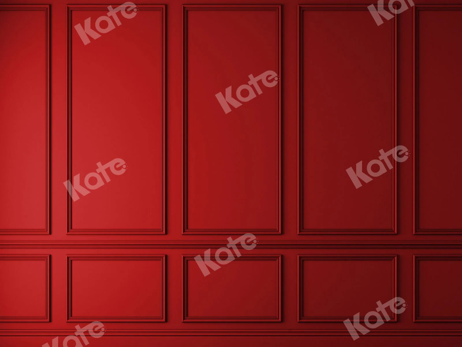 Kate Red Vintage Wall Backdrop for Photography - Image 2