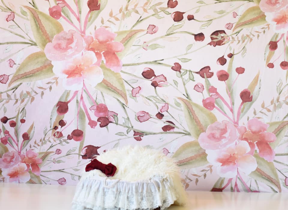 Kate Redberry Flower Backdrop for Photography Designed By Leann West - Image 4