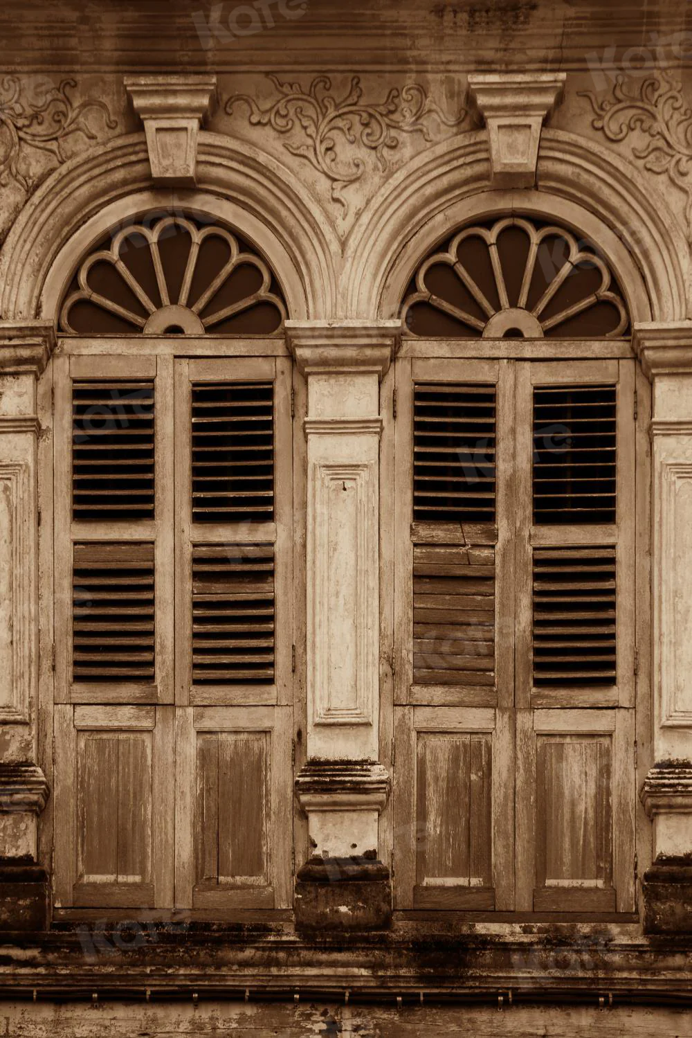 Kate Retro Architecture Door Backdrop for Photography - Image 2