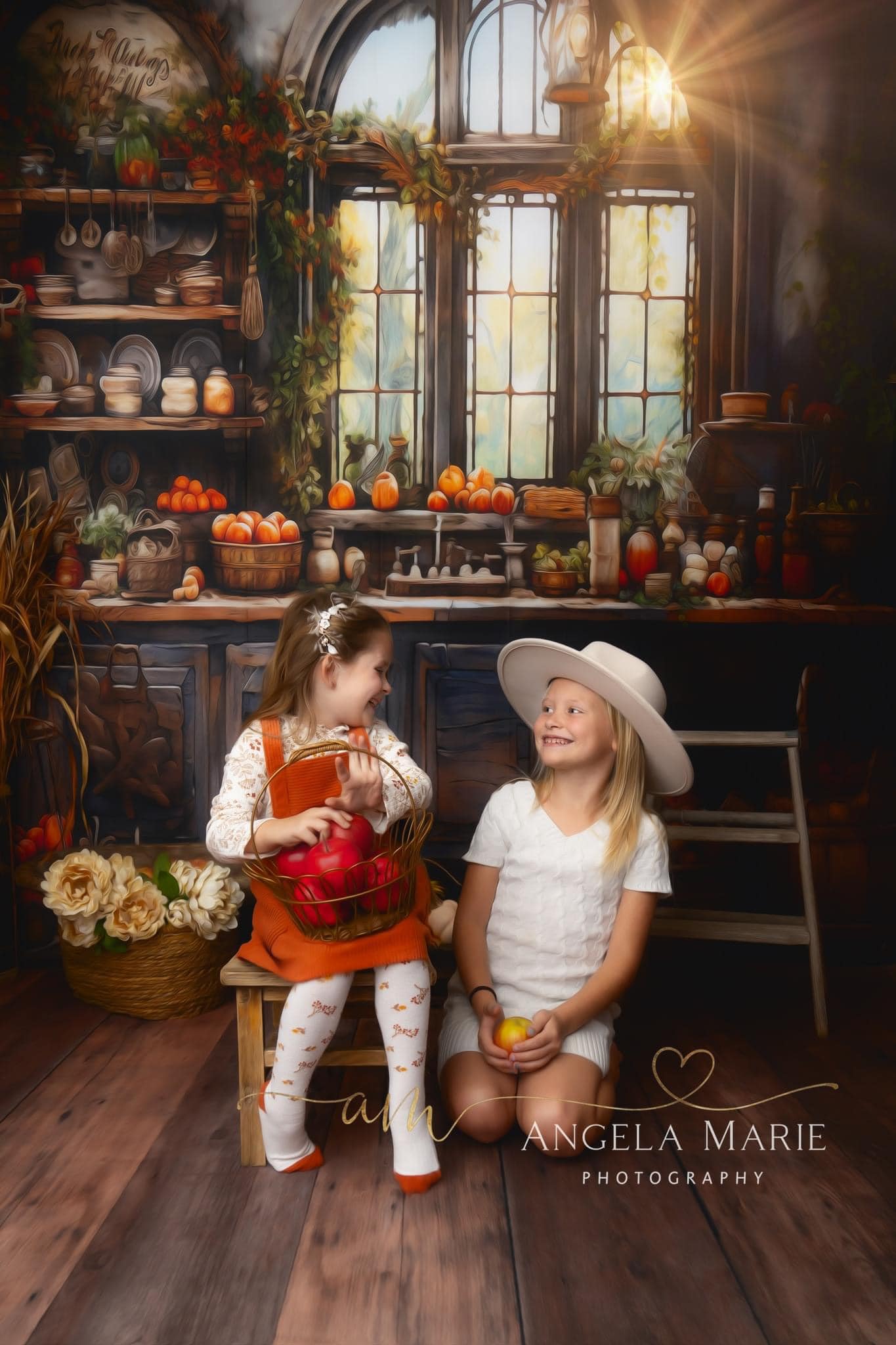 Kate Retro Autumn Painted Kitchen Backdrop Designed by Emetselch - Image 3