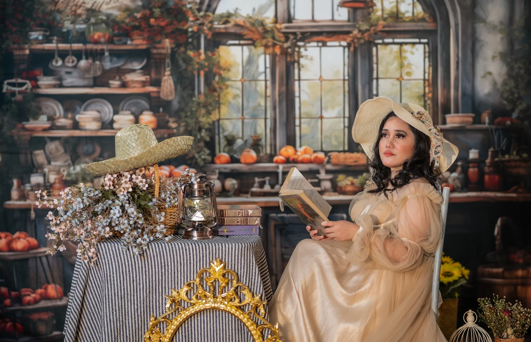 Kate Retro Autumn Painted Kitchen Backdrop Designed by Emetselch - Image 4