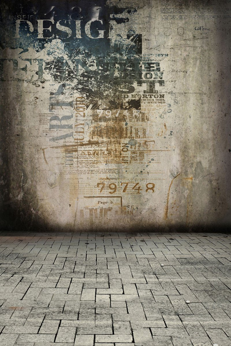Kate Retro Backdrop Dark Photo Abstract Texture Wall For Children Photo Shooting - Image 2