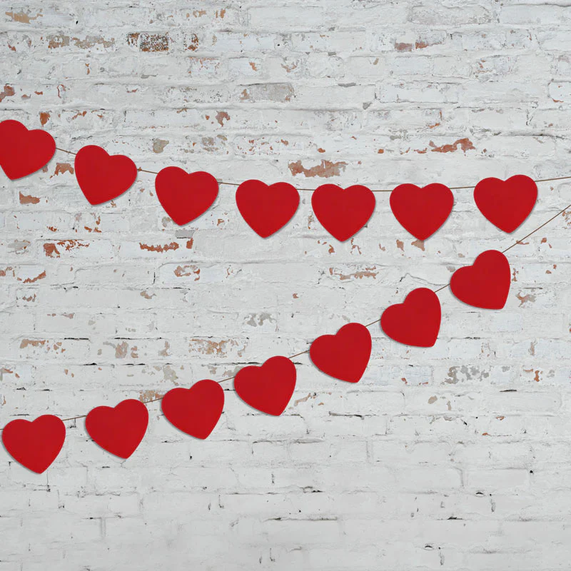 Kate Retro Brick Valentines Backdrop Designed by Jerry_Sina - Image 6