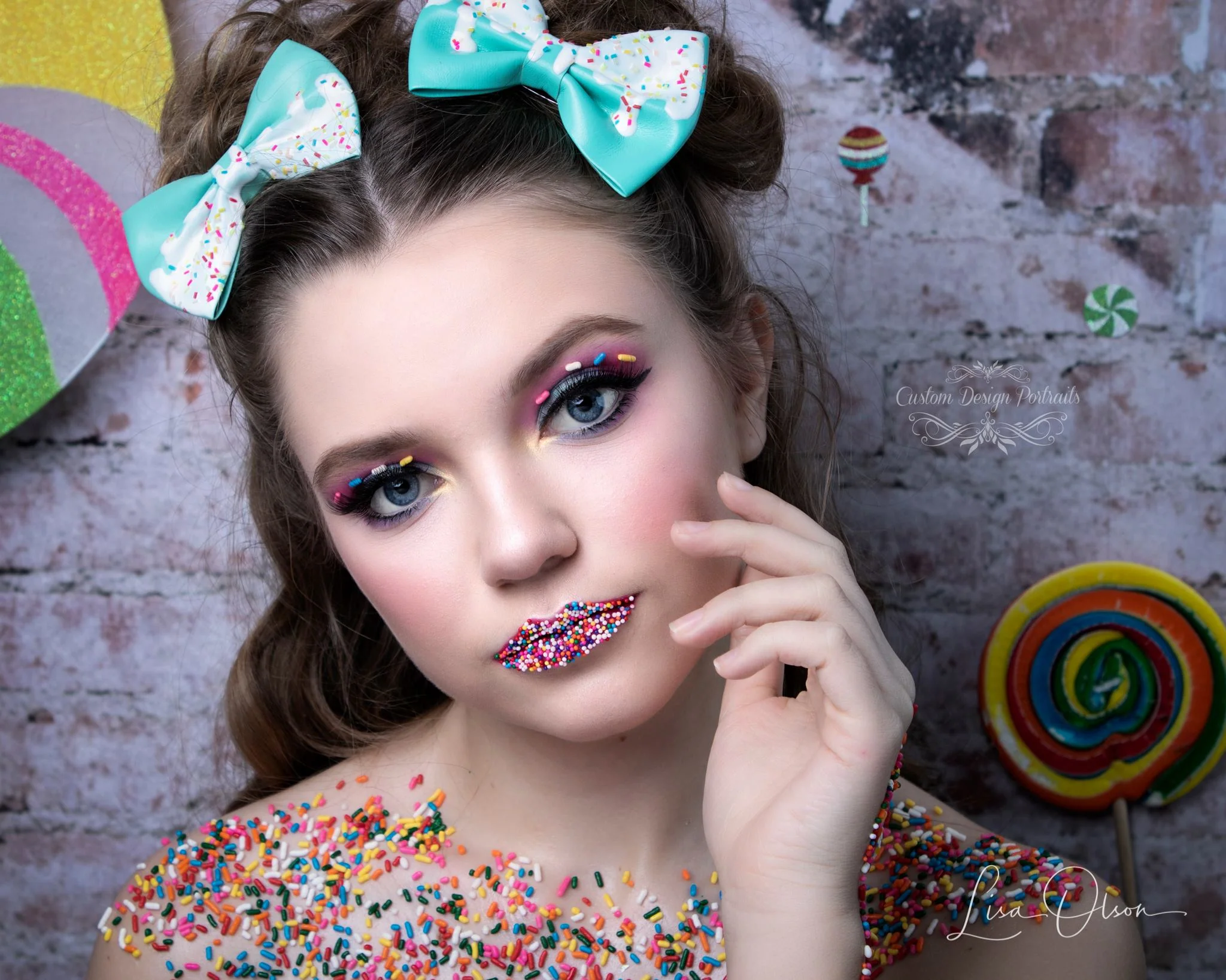 Kate Retro Brickstairs Backdrop for Photography Designed by Erin Larkins - Image 4