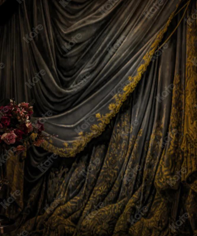 Kate Retro Classical Court Style Warm Color Backdrop Designed by Thousand Words Photography - Image 6