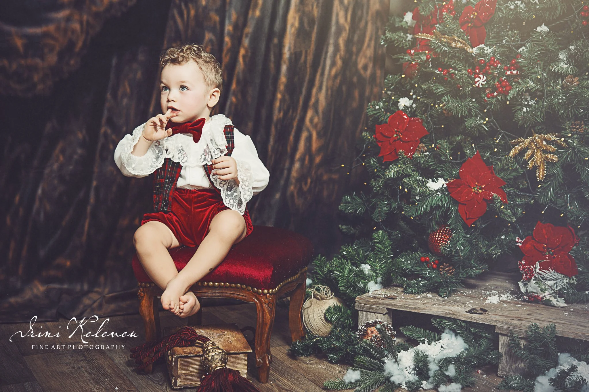 Kate Retro Classical Court Style Warm Color Backdrop Designed by Thousand Words Photography - Image 7