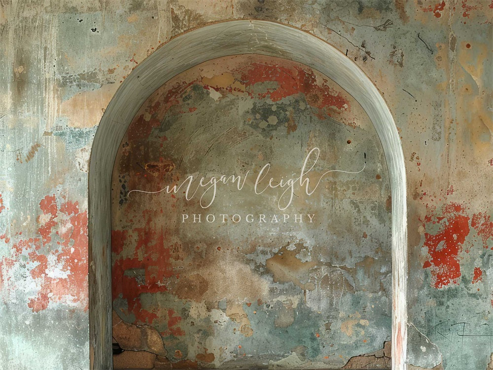 Kate Retro Colorful Graffiti Arch Wall Backdrop Designed by Megan Leigh Photography - Image 4