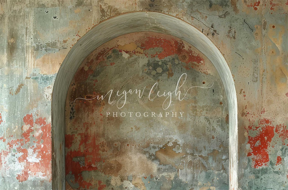Kate Retro Colorful Graffiti Arch Wall Backdrop Designed by Megan Leigh Photography - Image 5