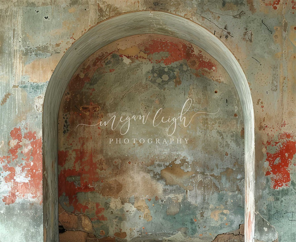 Kate Retro Colorful Graffiti Arch Wall Backdrop Designed by Megan Leigh Photography - Image 6