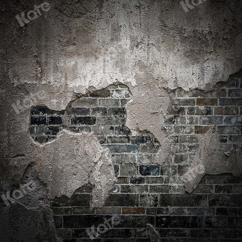 Kate Retro Dark Brick Dark Wall Backdrop for photography - Image 2