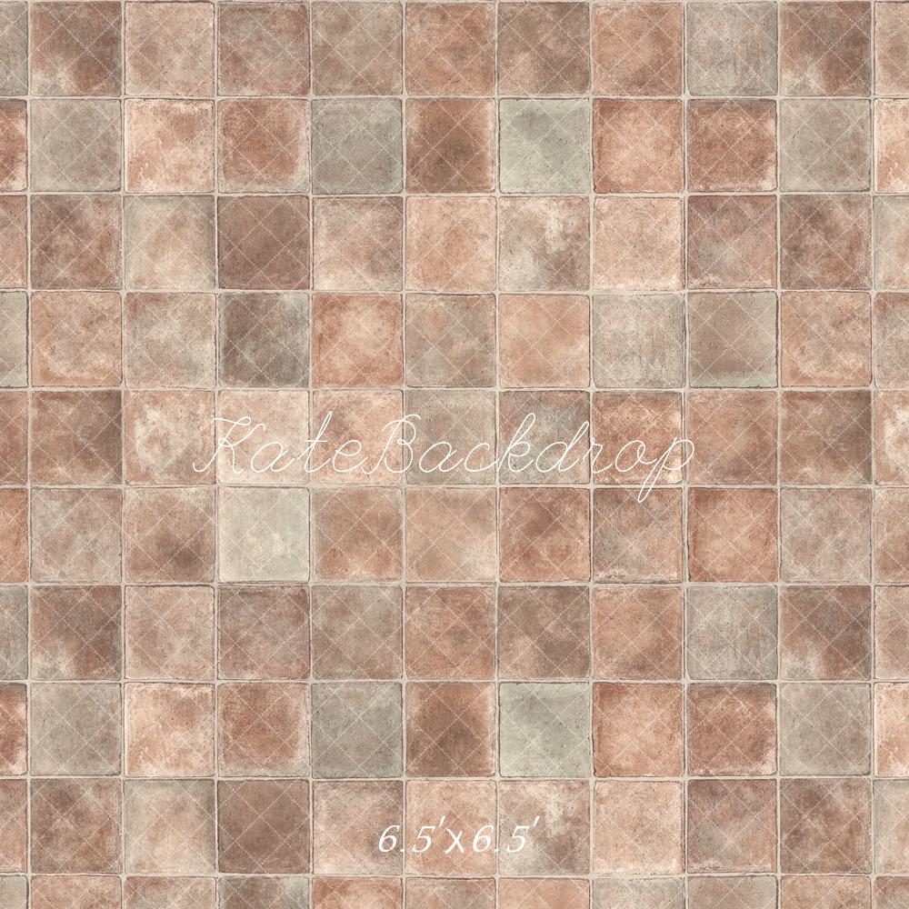 Kate Retro Dark Brown Gray Floor Backdrop Designed by Kate Image - Image 2
