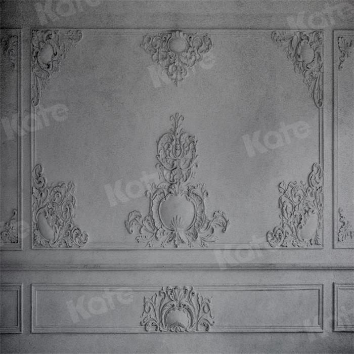 Kate Retro Dark Grey Wall Boudoir Backdrop for Photography - Image 2