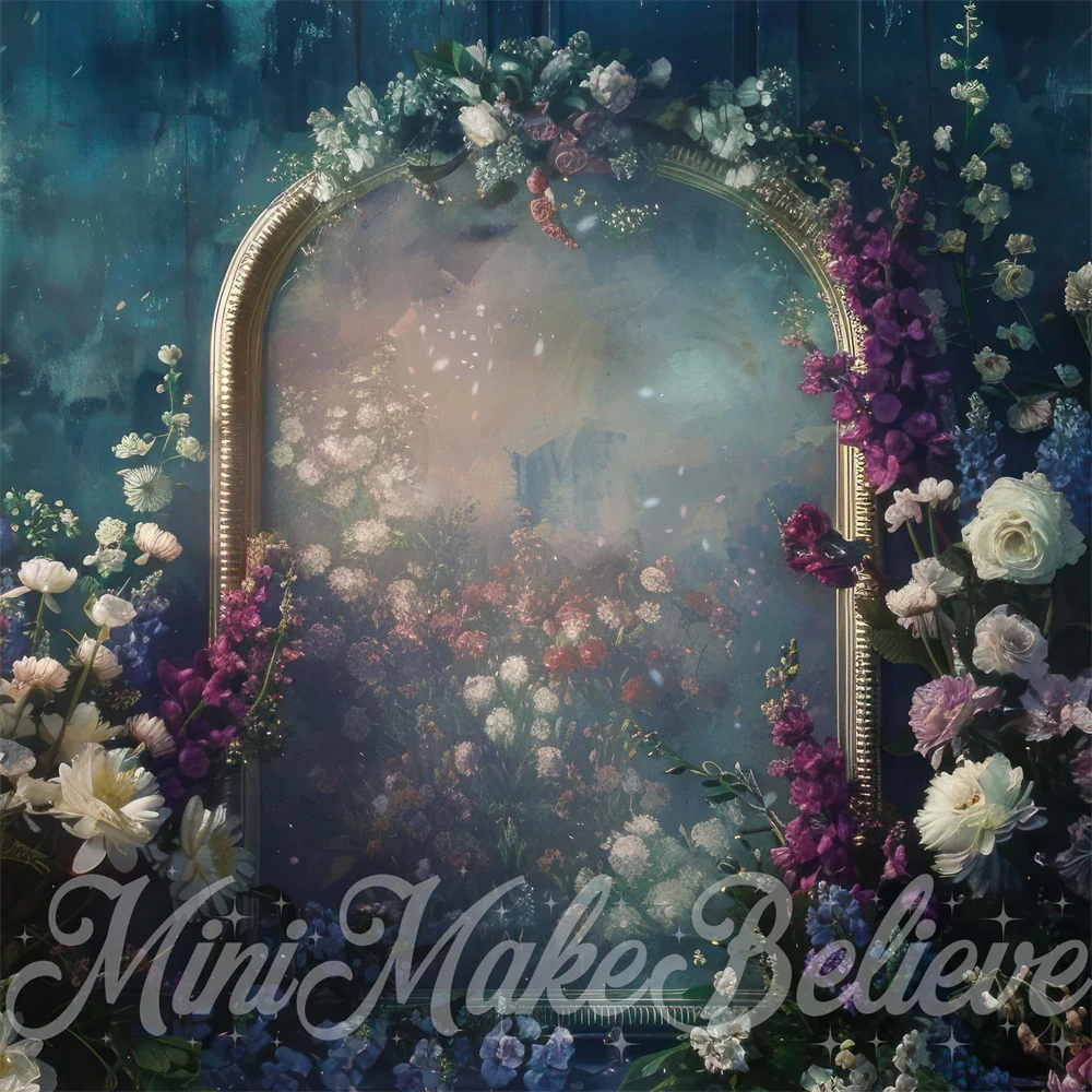 Kate Retro Fine Art Flower Abstract Arch Wall Backdrop Designed by Mini MakeBelieve - Image 2