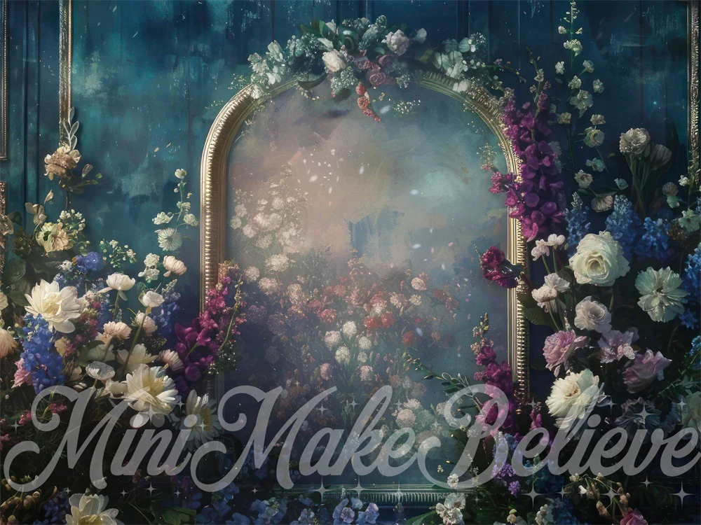 Kate Retro Fine Art Flower Abstract Arch Wall Backdrop Designed by Mini MakeBelieve - Image 3